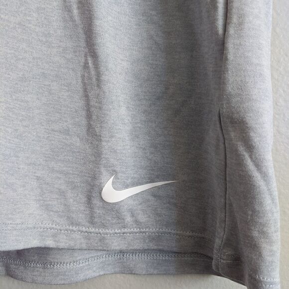 (Nike) Dri-Fit Heather Gray T-shirt Large - Picture 4 of 8